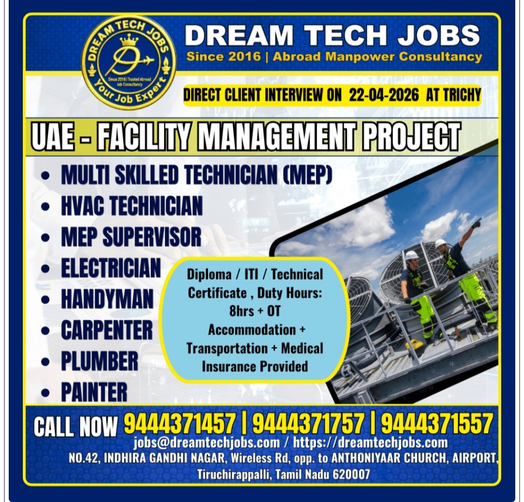 FACILITY MANAGEMENT PROJECT RECRUITMENT AT UAE