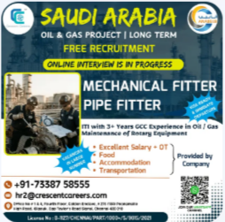 FITTER – PIPE / MECHANICAL