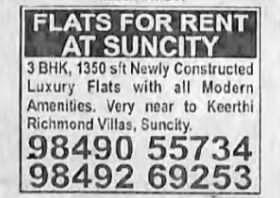 FLAT FOR RENT