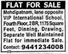 FLAT FOR SALE
