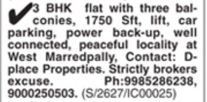 FLAT FOR SALE