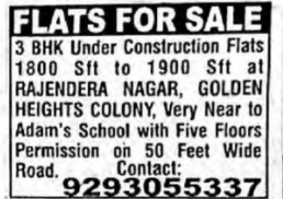 FLATS FOR SALE