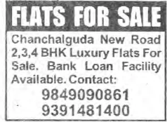 FLATS FOR SALE
