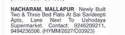FLATS FOR SALE