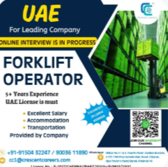 Forklift operator – UAE