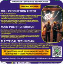 FREE RECRUITMENT FOR OMAN COUNTRY