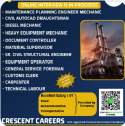 FREE RECRUITMENT FOR QATAR COUNTRY