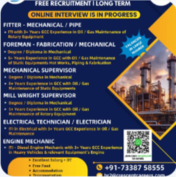 FREE RECRUITMENT FOR SAUDI ARABIA