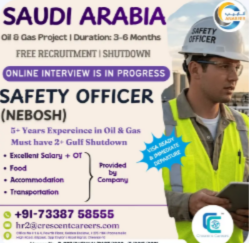 FREE RECRUITMENT – SAFETY OFFICER