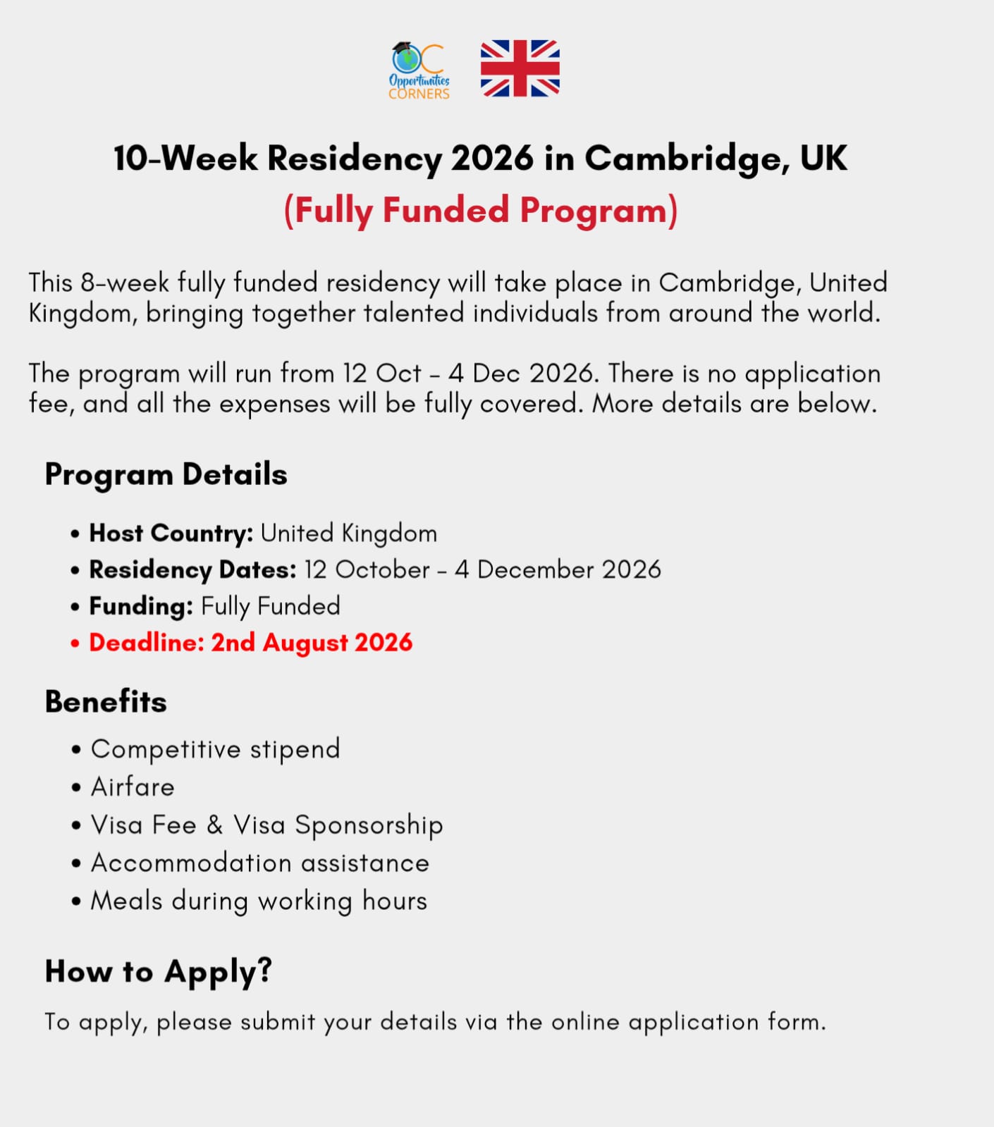 Frontier AI Security Residency 2026 in Cambridge, UK (Fully Funded)