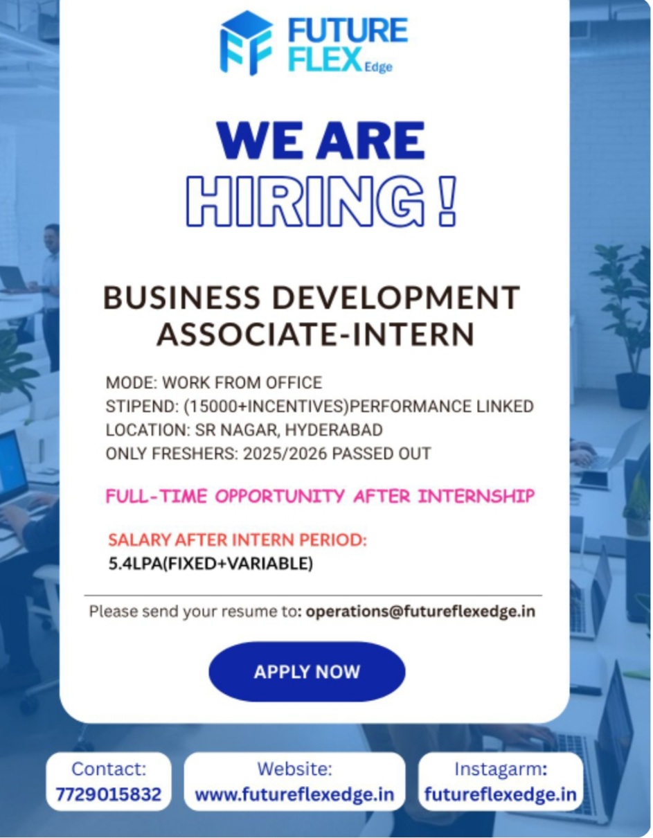 FUTURE FLEX EDGE IS HIRING