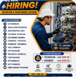 Gulf Job Opportunity – Saudi Arabia   | Direct Client Interview on 21 MAY in Trichy