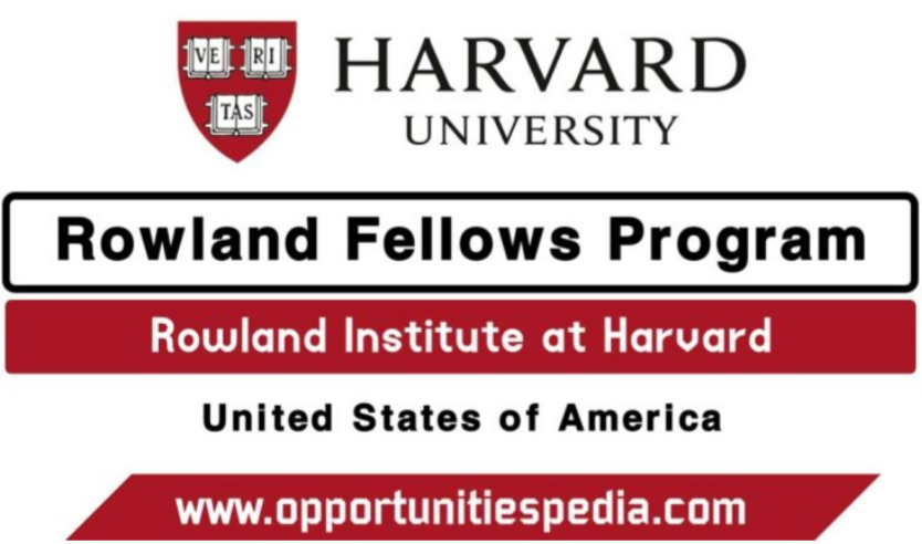 Harvard University Rowland Fellows Program 2027 in USA