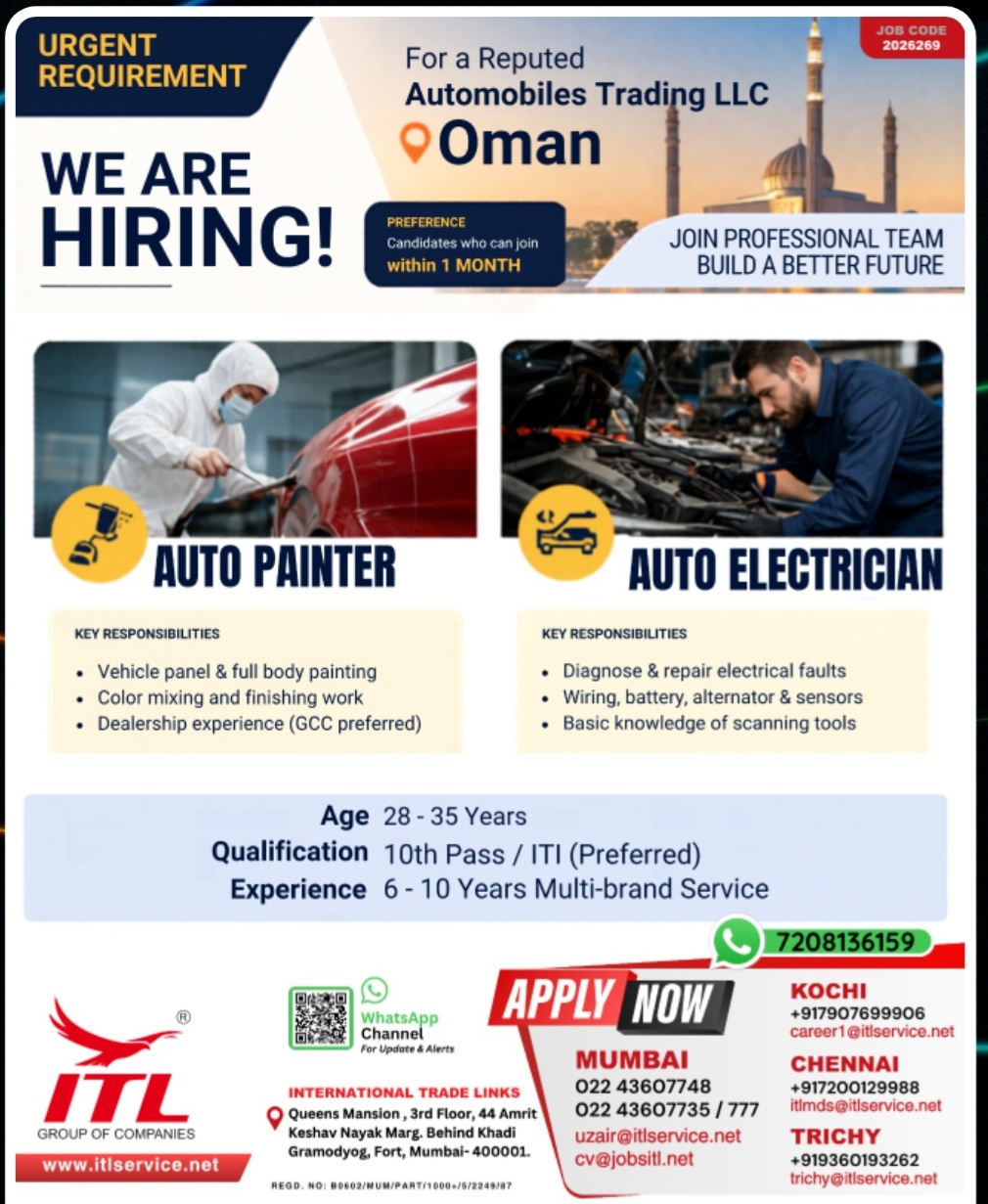 HIRING FOR REPUTED AUTOMOBILE TRADING LLC