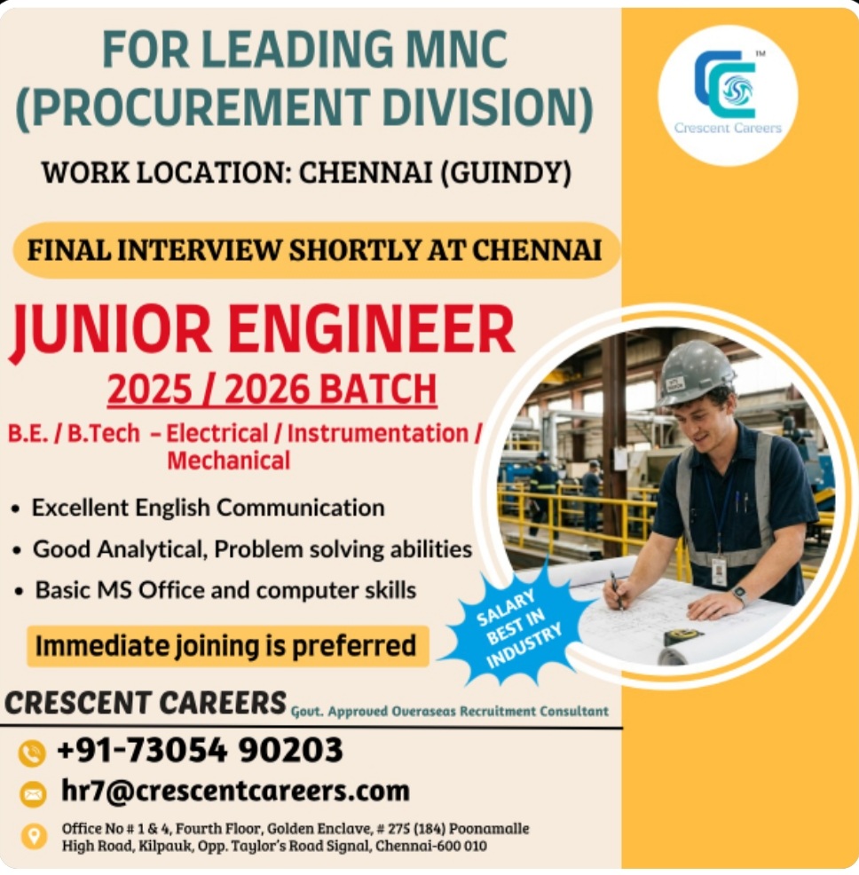 HITING FOR LEADING MNC PROCUREMENT DIVISION