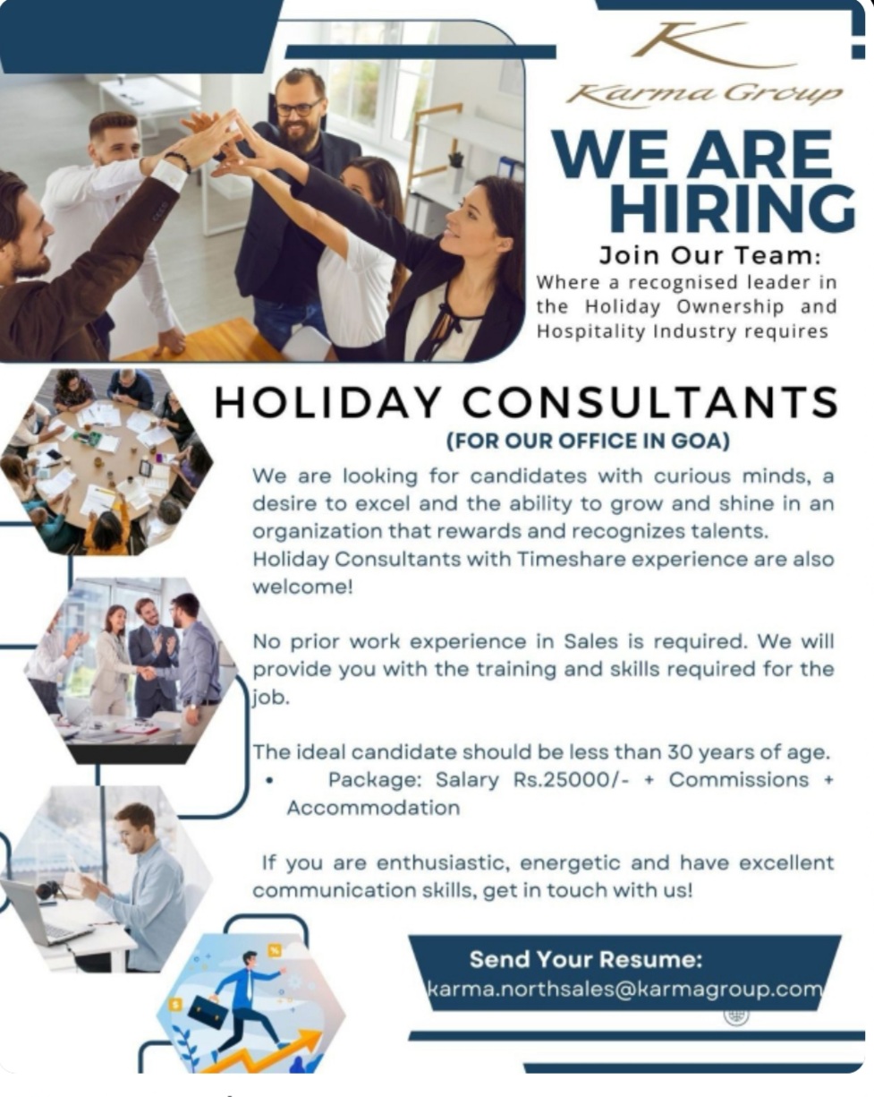 HOLIDAY CONSULTANTS IS HIRING FOR HOSPITAL INDUSTRU