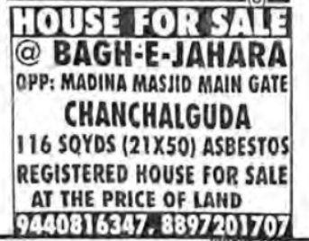 HOUSE FOR SALE