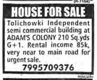 HOUSE FOR SALE