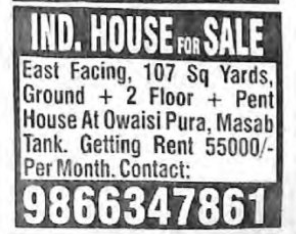HOUSE FOR SALE