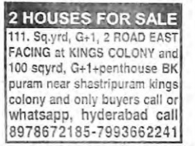 HOUSE FOR SALE