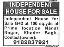INDEPENDENT HOUSE FOR SALE