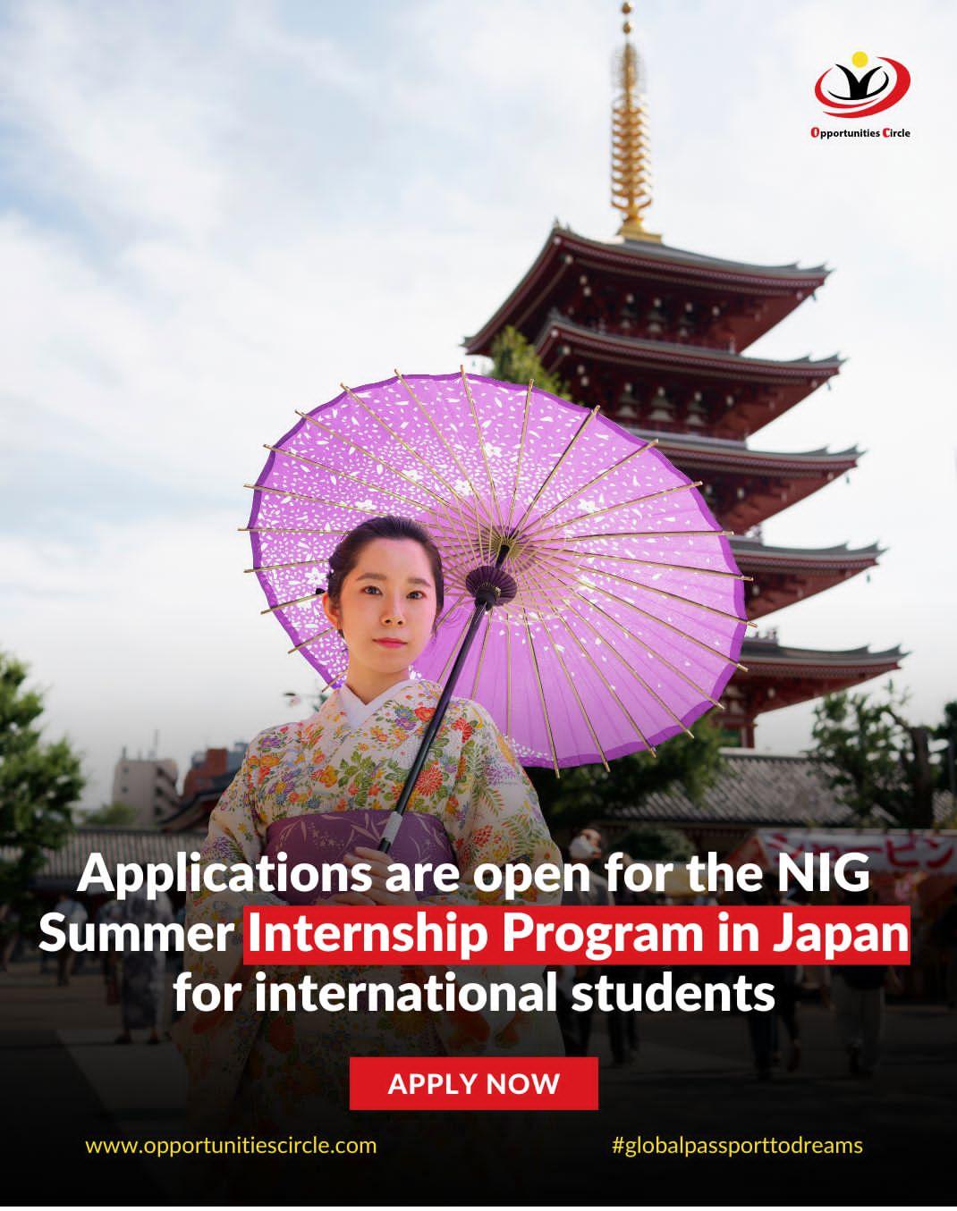 INTERNSHIP PROGRAM IN JAPAN.