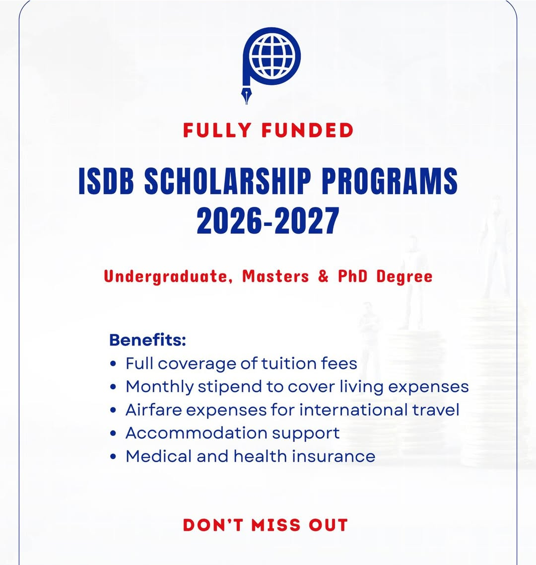 ISDB SCHOLARSHIP PROGRAMS 2026–2027