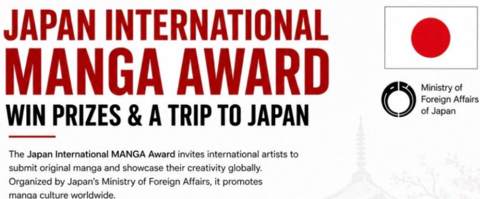 Japan International MANGA Award | Win Prizes & Trip to Japan