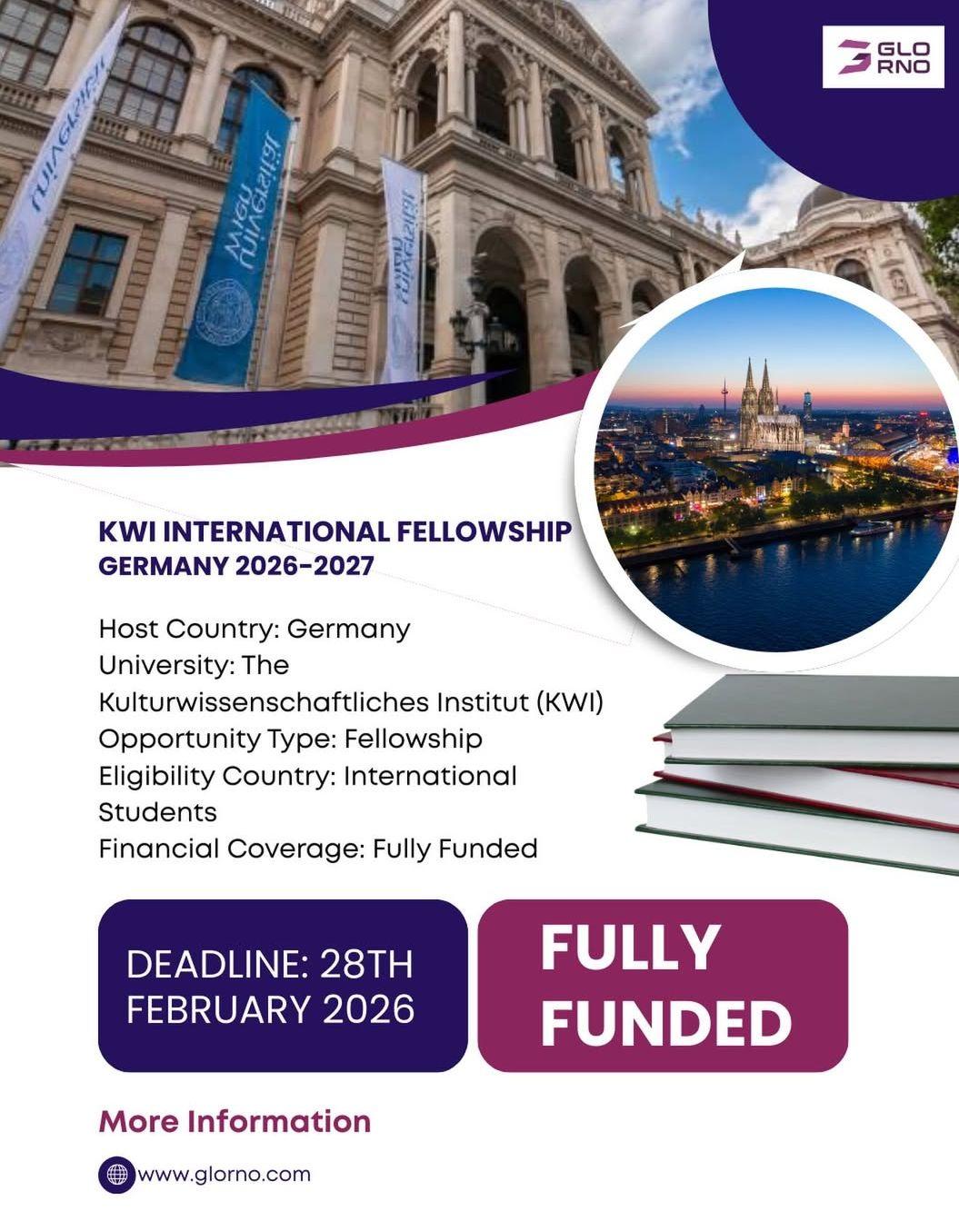 KWI INTERNATIONAL FELLOWSHIP 2026