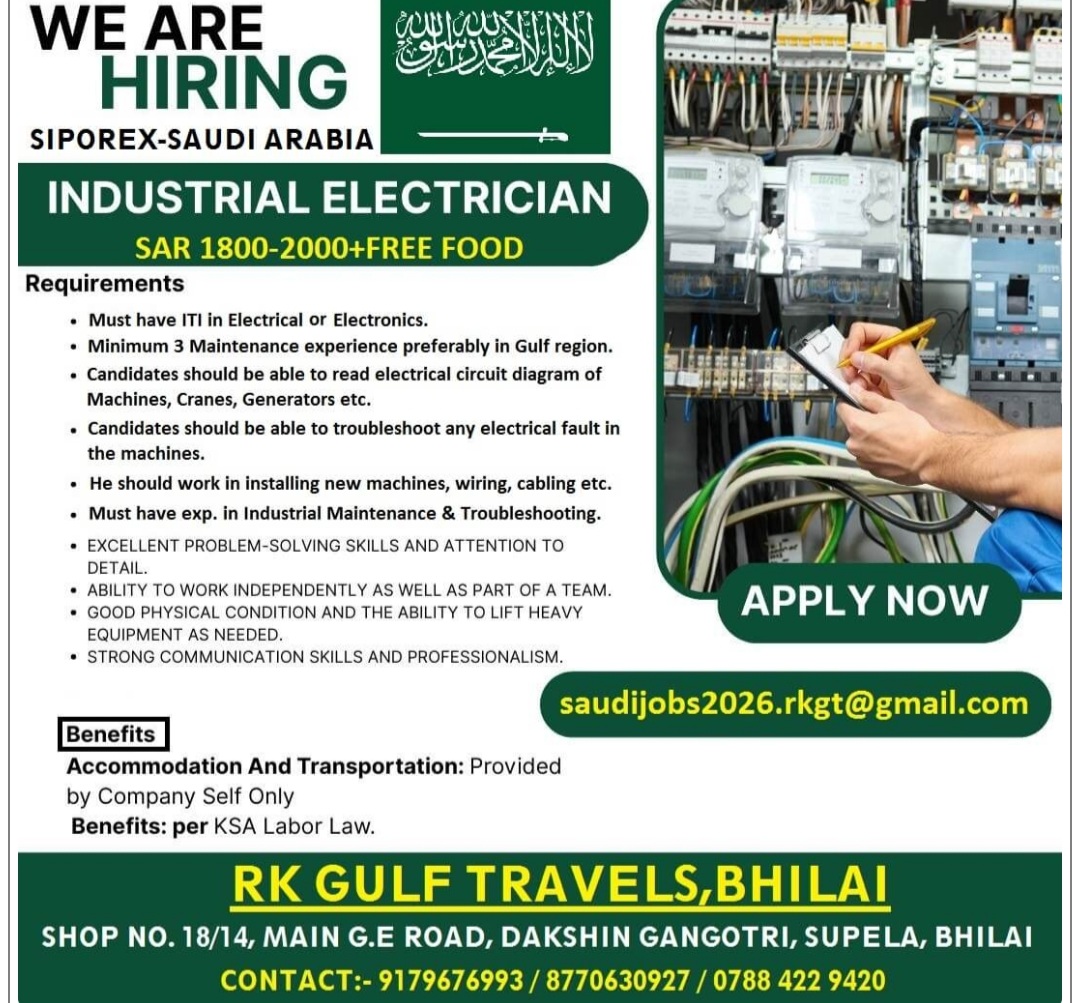 LEADING COMPANY SIPOREX IS HIRING AT SAUDI ARABIA
