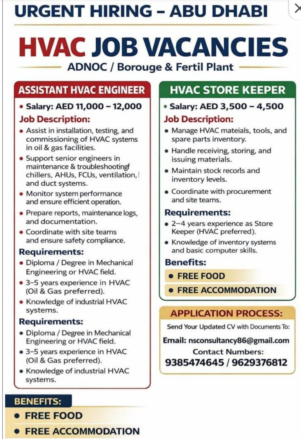 LEADING HVAC REQUIREMENT FOR ABU DHABI