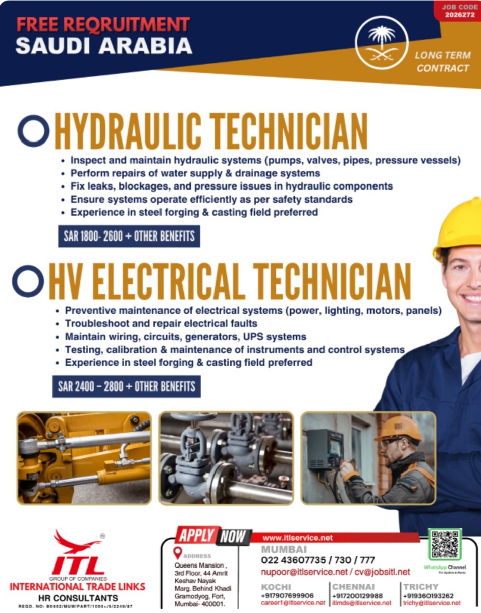 LONG TERM CONTRACT REQUIREMENT FOR SAUDI ARABIA