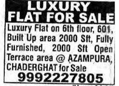 LUXURY FLATS FOR SALE AT AZAMPURA