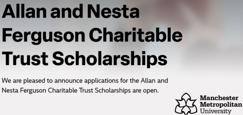 Manchester Metropolitan University Ferguson Scholarship in UK 2026 | Fully Funded
