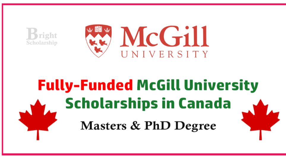 McGill University Scholarships 2026 in Canada (Fully Funded)