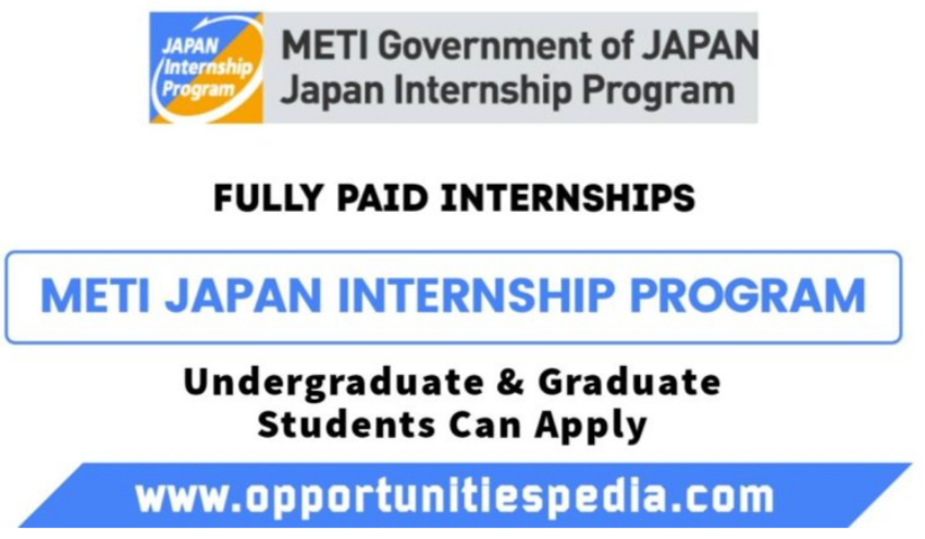 METI Japan Internship Program 2026 (Fully Funded)