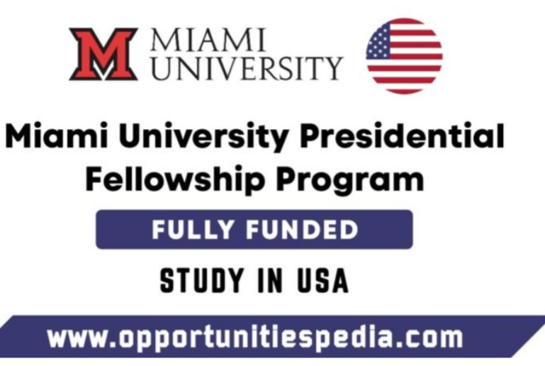Miami University Presidential Fellowship Program 2026 in the USA (Fully Funded)