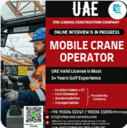 MOBILE CRANE OPERATOR