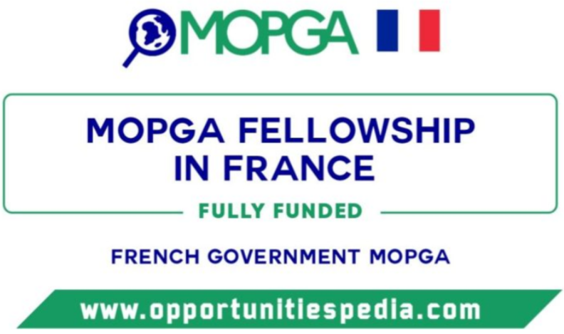 MOPGA Fellowship 2026 in France (Fully Funded)