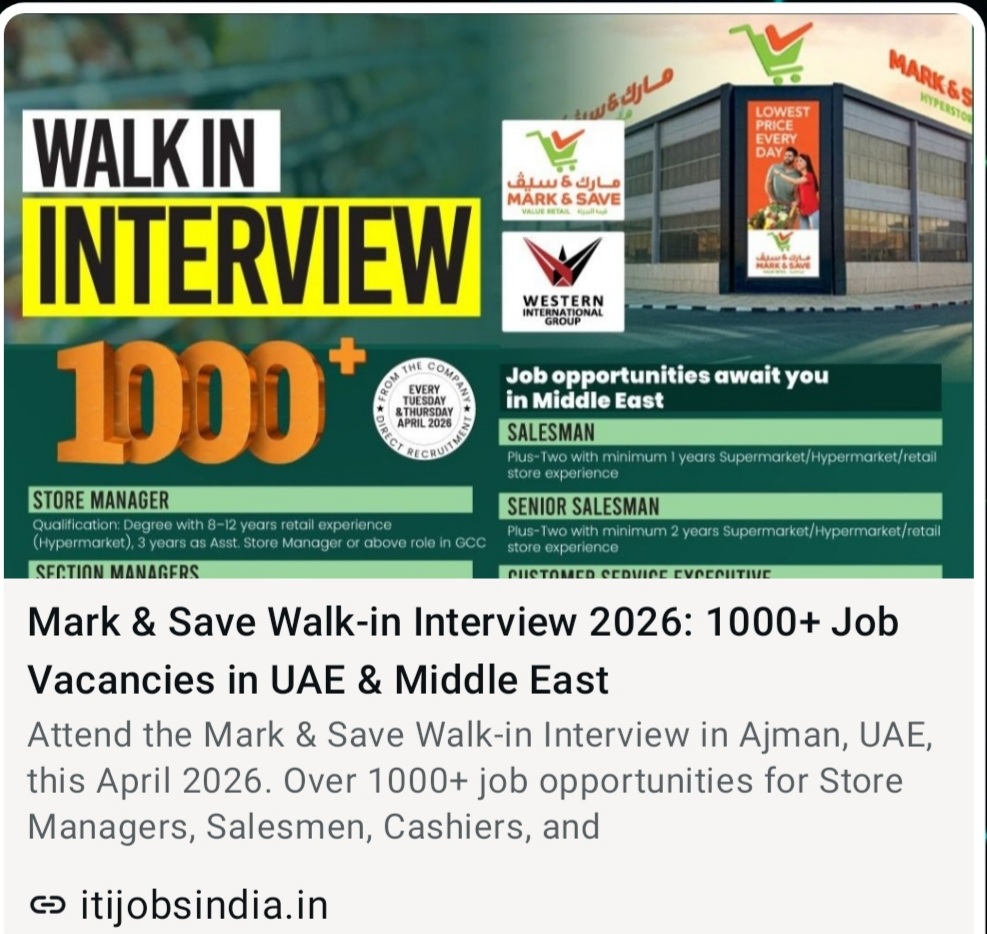 MULTIPLE JOB VACANCIES AT UAE