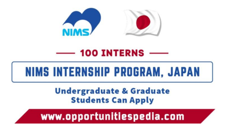 NIMS Internship Program 2026 in Japan (100 Interns)