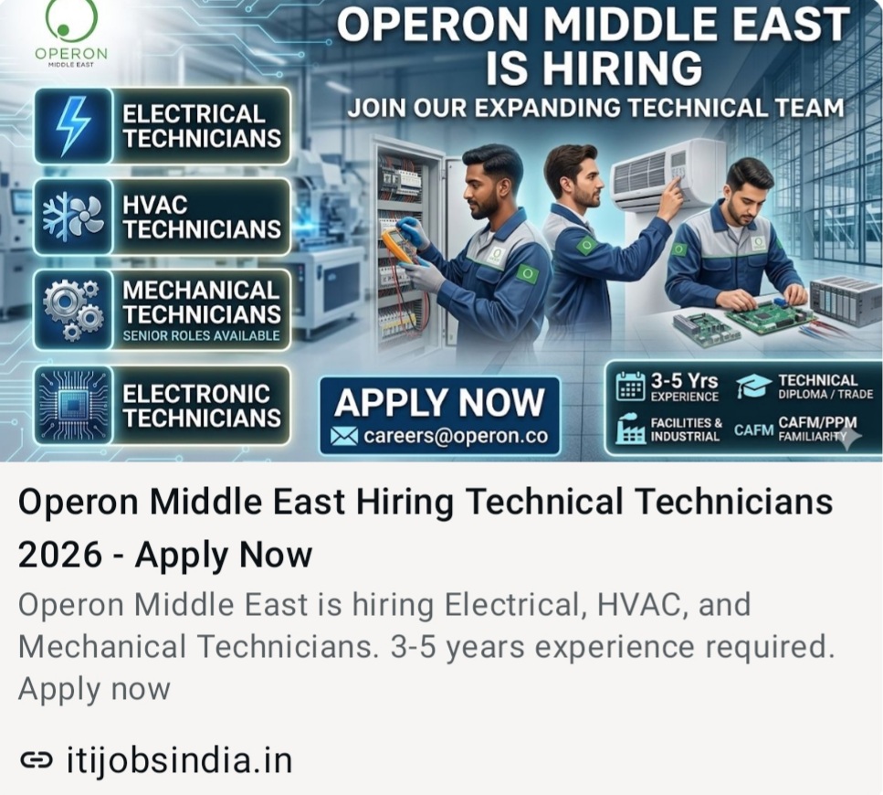 OPERON MIDDLE EAST IS HIRING