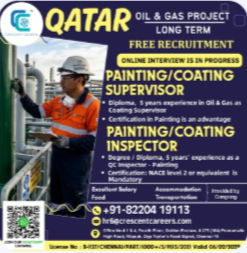 PAINTING / COATING – INSPECTOR & SUPERVISOR