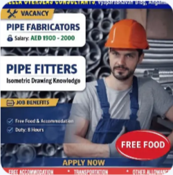 Pipe Fabricator and Pipe Fitter Descon UAE