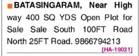 PLOT FOR SALE IN BATA SINGARAM