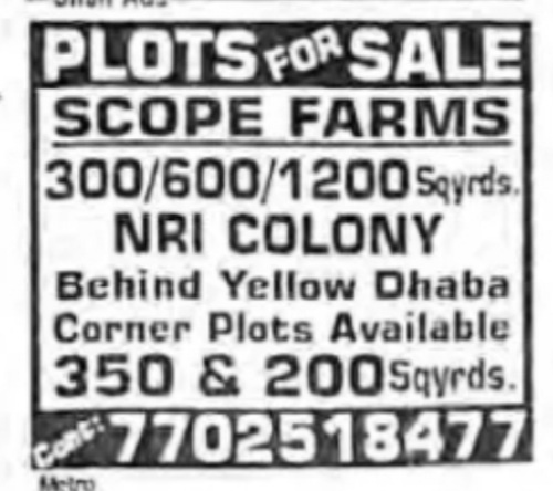 PLOTS FOR SALE
