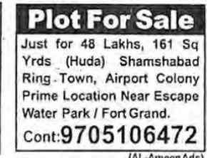 PLOTS FOR SALE