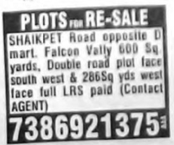 PLOTS FOR SALE