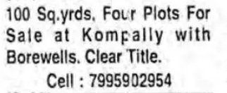PROPERTIES FOR SALE