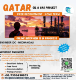 QC ENGINEER MECHANICAL / WELDING ENGINEER